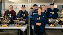 Chiefs cooking breakfast