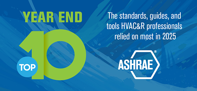Top Ten ASHRAE Publications for 2025
