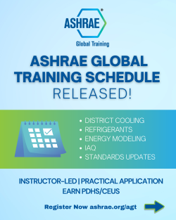 ASHRAE Global Training Schedule