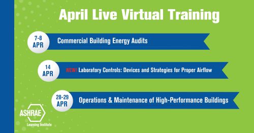 April Live Virtual Training