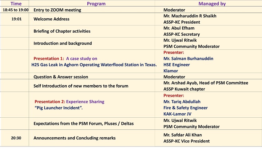 Agenda
