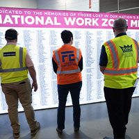 Memorial on display at NWZAW 2025 in N.C.