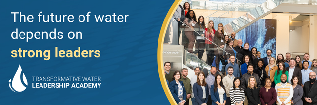 The future of water depends on strong leaders