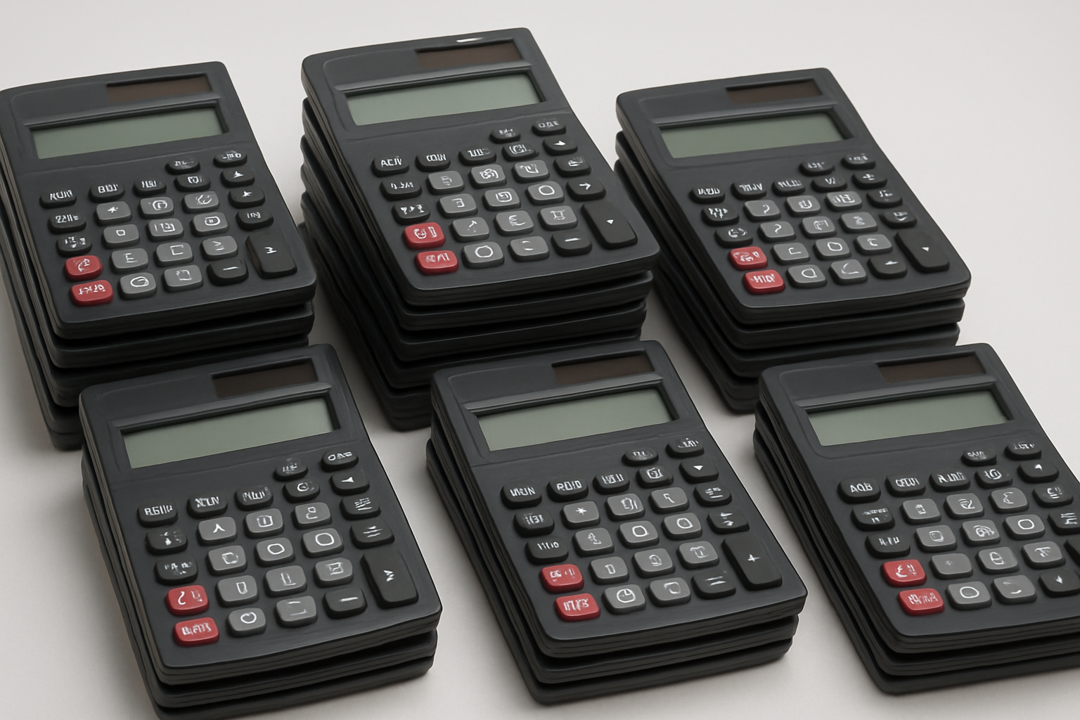 Guinness World Record for the Longest Line of Calculators