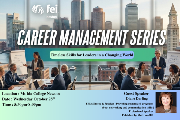 FEI Boston Presents Mastering the Art of Networking and Building Real Connections