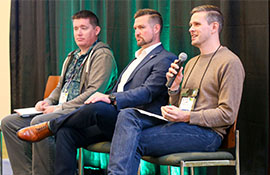 Panelists during education session